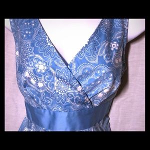 Women’s LOFT blue print tank career top size 8